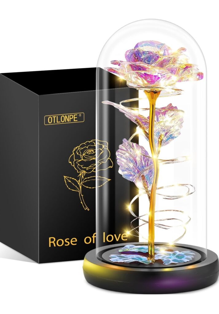 Forever Rose with LED Lights - A Timeless Gesture